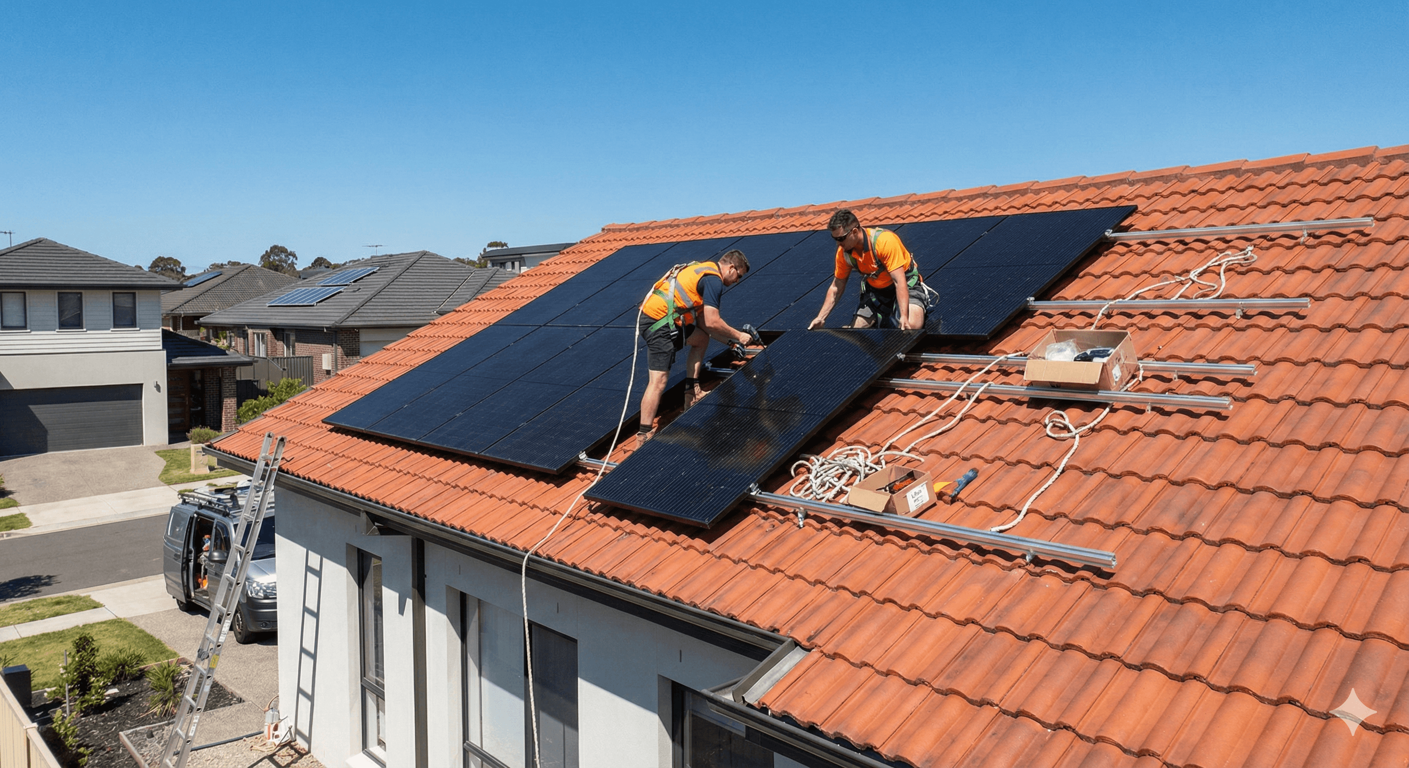 Installation panneaux solaires photovoltaïques sur toiture